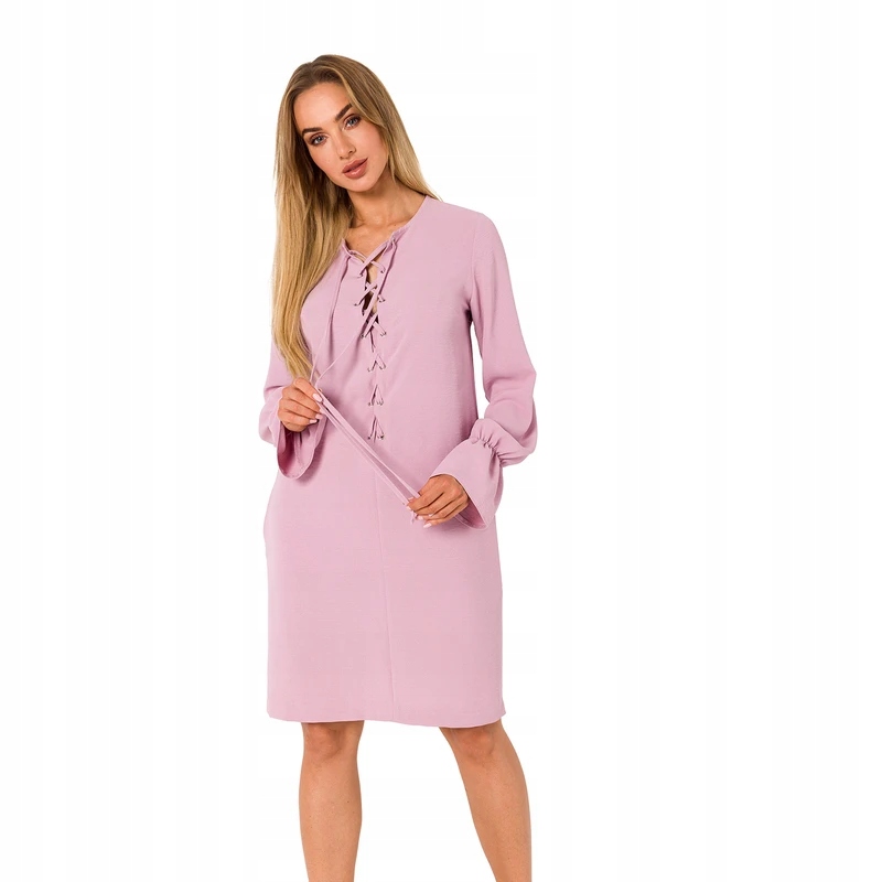 Sukienka Model MOE742 Dirty Pink - Moe