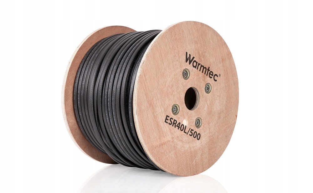 Kabel grzewczy przewód samoregulujący do rynny rur UV (40W/m) ESR40L/500m