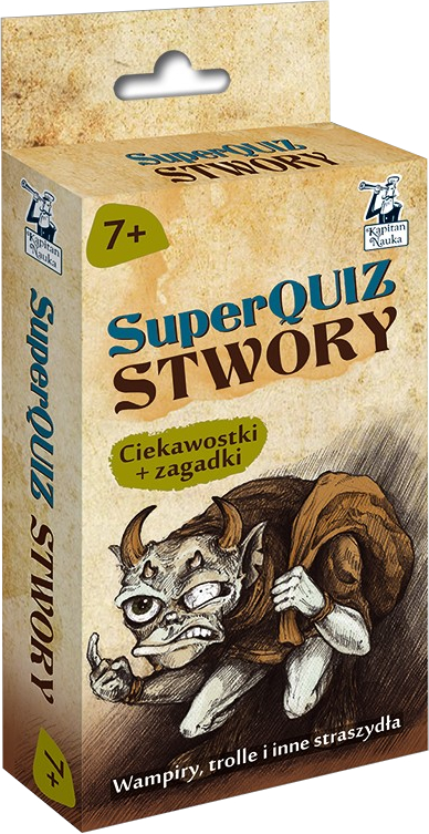 Kapitan Nauka. SuperQuiz Stwory Kapitan Nauka