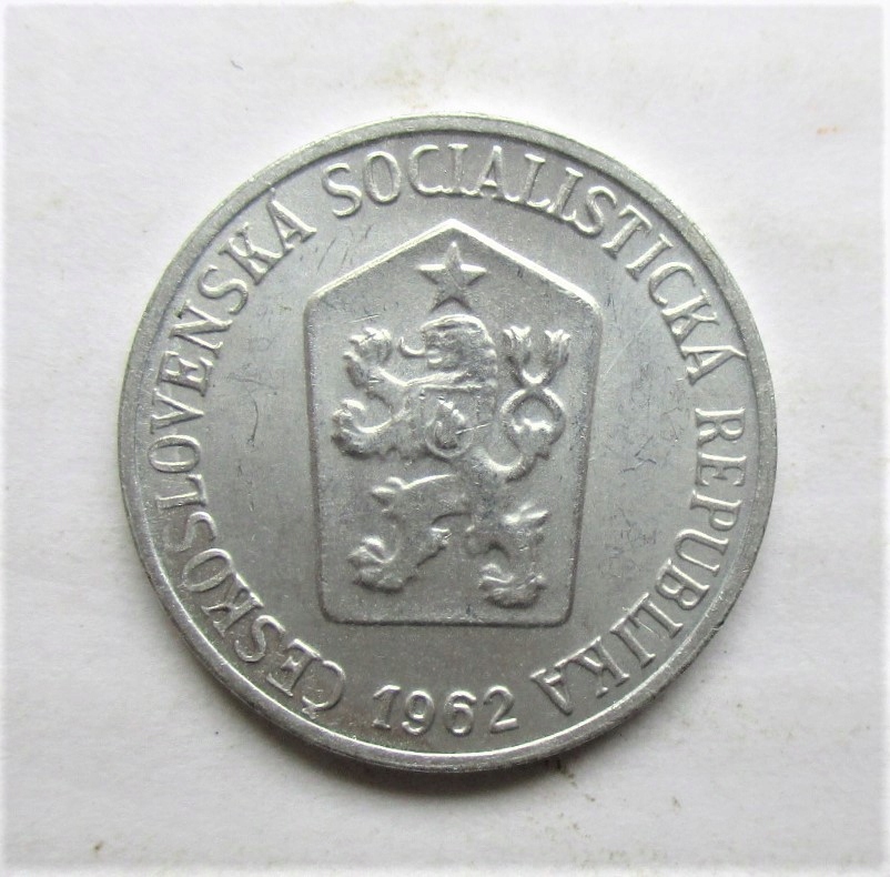 1 Halerz 1962 r. Czechosłowacja