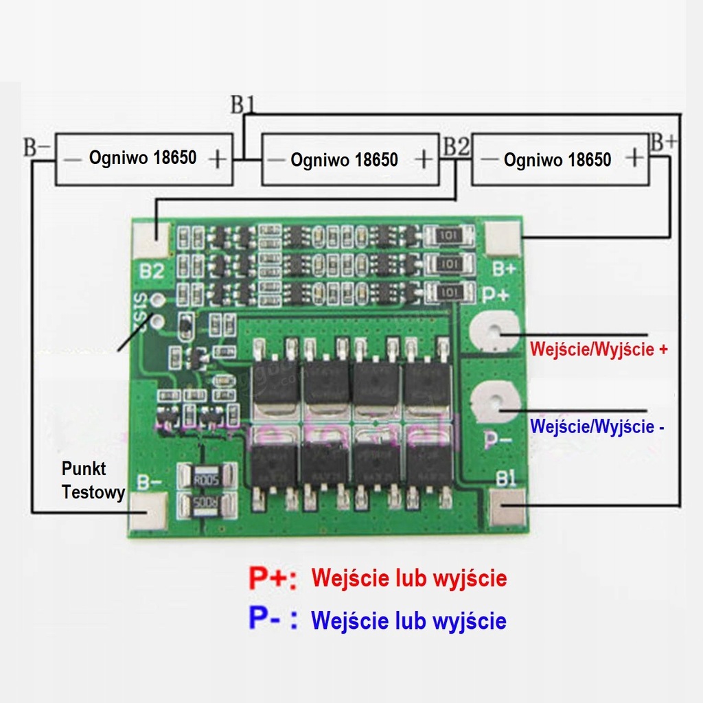 Moduł Balancer BMS zabezpieczenie 3S 18650 25A - 8005093768 - oficjalne