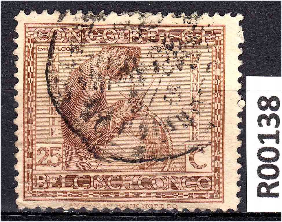 R00138 - Kolonie belgijskie, Kongo, 25 centimes