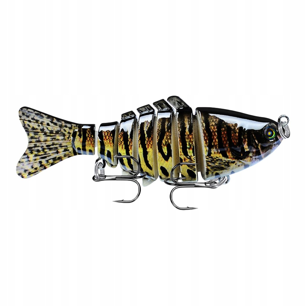 Fishing Lures Bass Black B-Black Stripe Yellow