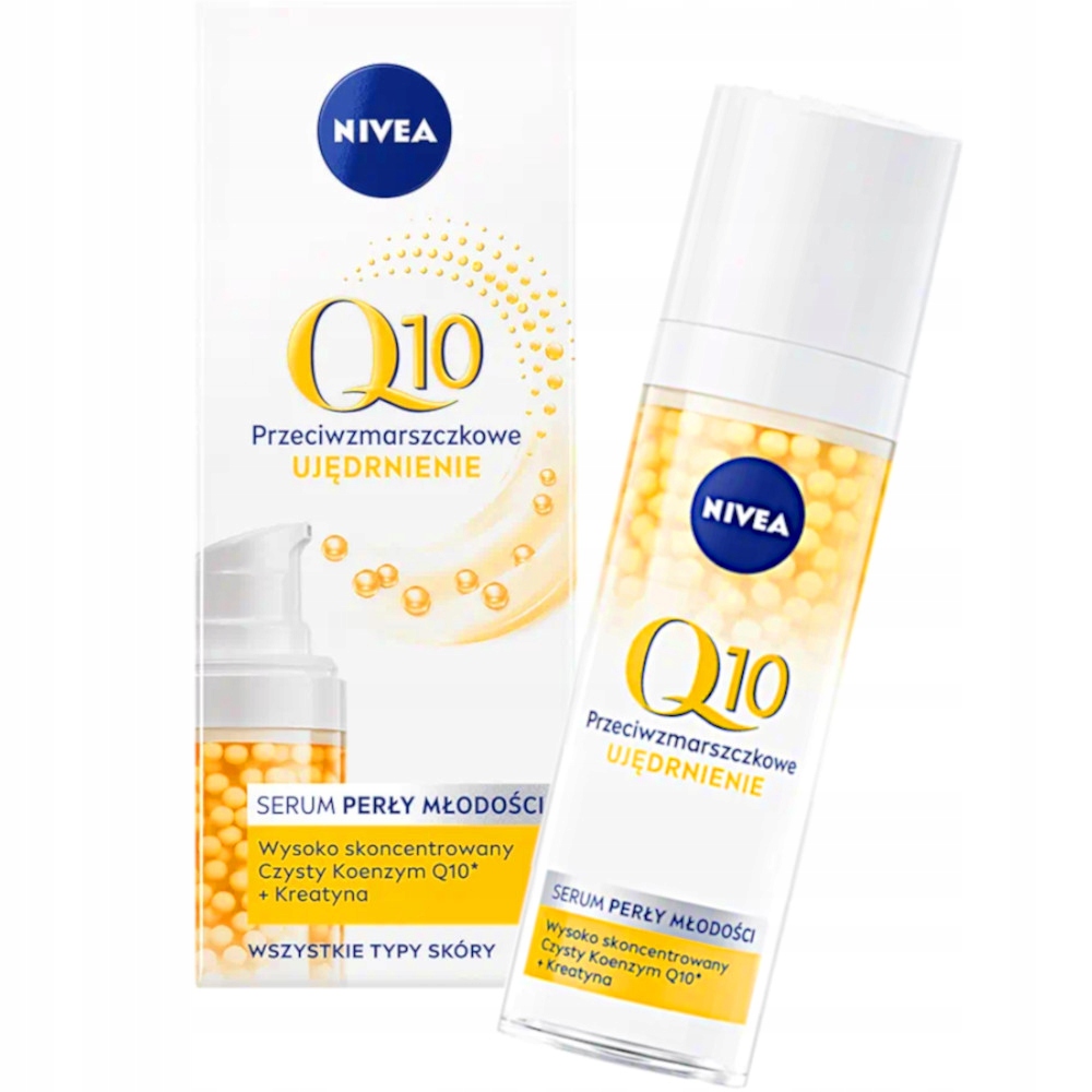 NIVEA Q10 SERUM PRZECIWZMARSZCZOM PERŁY MŁODOŚCI