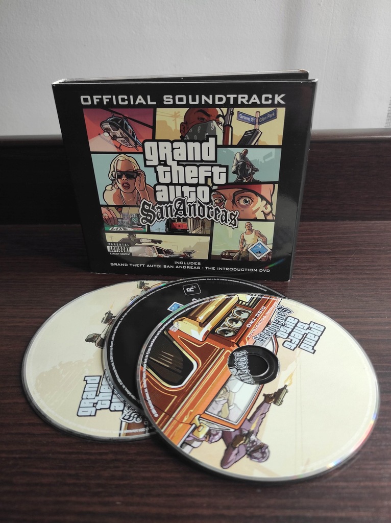 GRAND THEFT AUTO SAN ANDREAS OFFICIAL SOUNDTRACK 11461742190 oficjalne archiwum Allegro