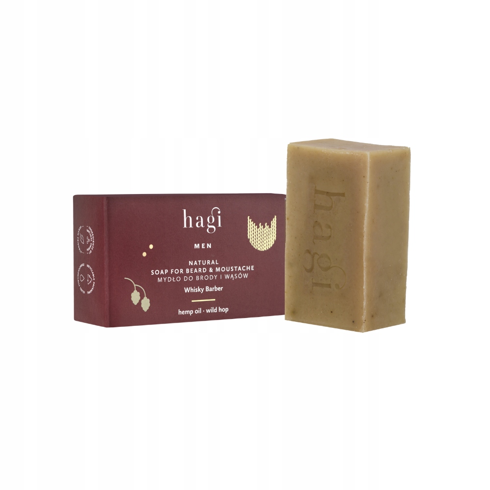 Hagi Mydło do brody i wąsów - Whisky Barber 100 g