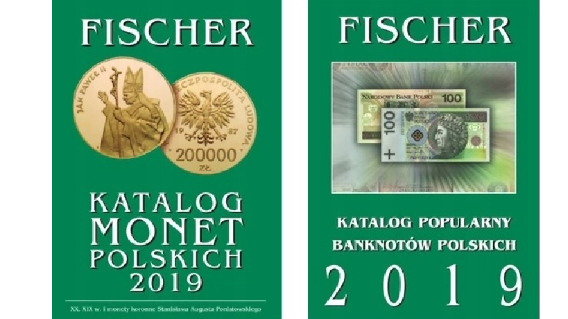 KATALOG MONET I BANKNOTÓW POLSKICH 2019 ZESTAW !!!