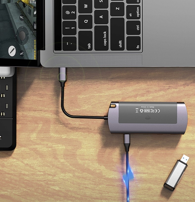 Купить USB-C HUB + M2 КАРМАН для SSD, HDMI + USB + LAN: отзывы, фото, характеристики в интерне-магазине Aredi.ru