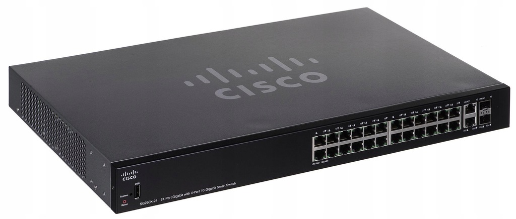 Купить Коммутатор Cisco SG250X-24-K9-EU (24x 10/100/1000 Мбит/с,: отзывы, фото, характеристики в интерне-магазине Aredi.ru