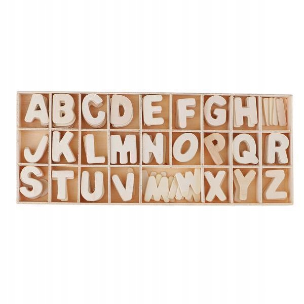 20xUnpainted 156x Wooden Letters