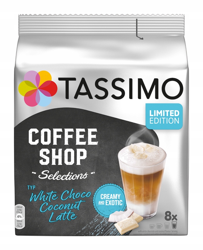Kapsułki do Tassimo White Choco Coconut Latte 8 szt.