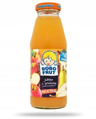 Bobo Frut Nektar jabłko i gruszka po 4 mies.300 ml