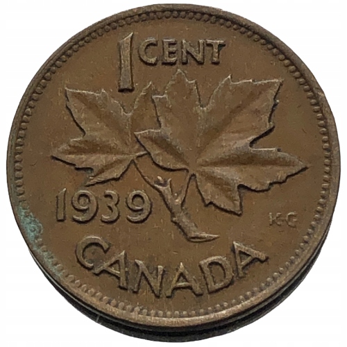 53314. Kanada - 1 cent - 1939r.