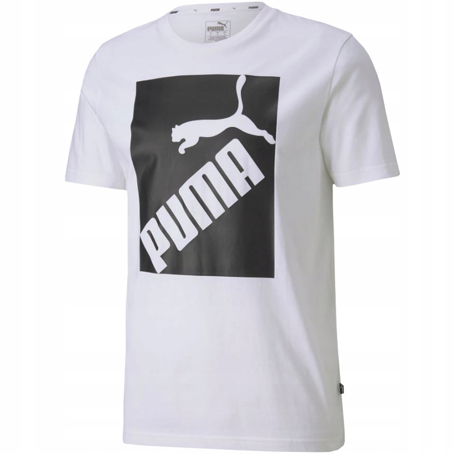 Koszulka męska Puma Big Logo Tee biała 581386 02 M