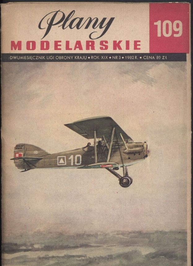 Plany Modelarskie 109 Samolot Potez XXV
