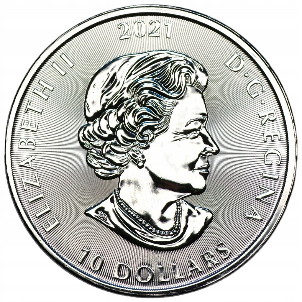 KANADA - 10 dolarów 2021 - 2 uncje Czystego srebra