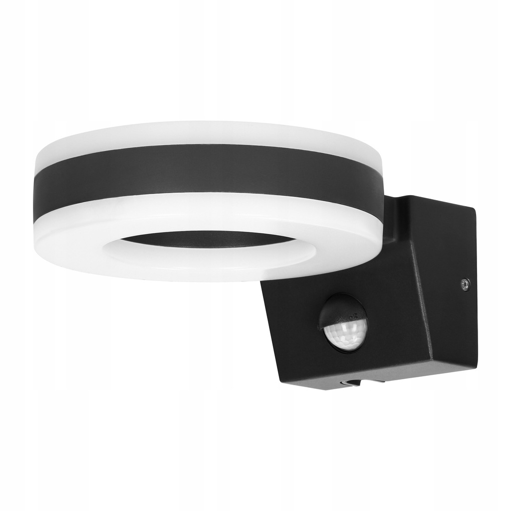 HOWLIT LED 20W, oprawa ogrodowa z czujnikiem ruchu, 1800lm, IP65, 4000K, cz