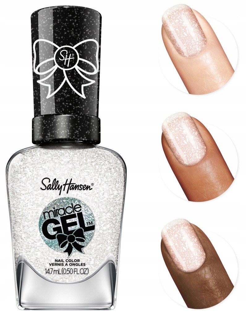 Sally Hansen Miracle Gel Lakier Snow What You 900