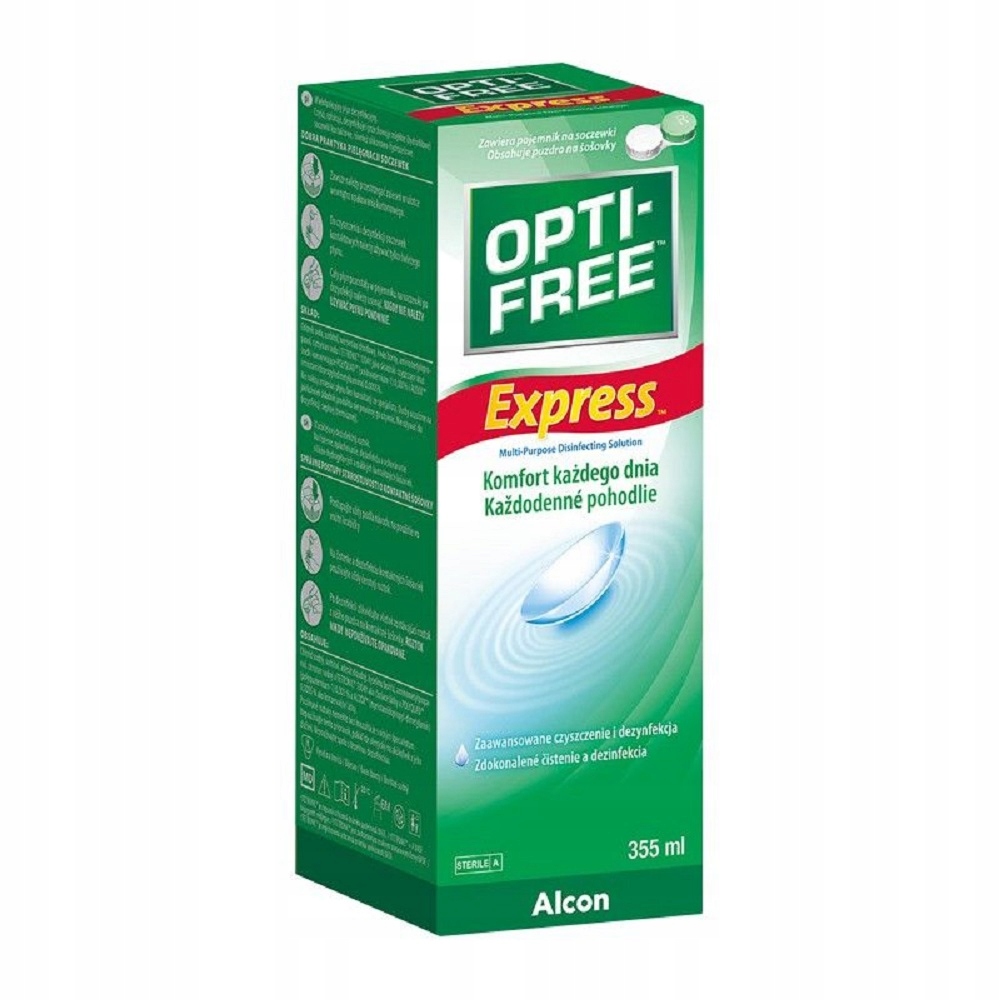 Płyn do soczewek Alcon Opti Free Express 251 ml - 365 ml