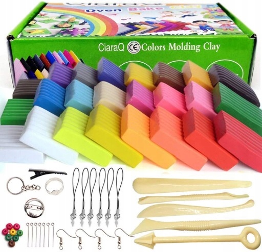 Polymer Clay, do modelowania 24 kolorów DIY
