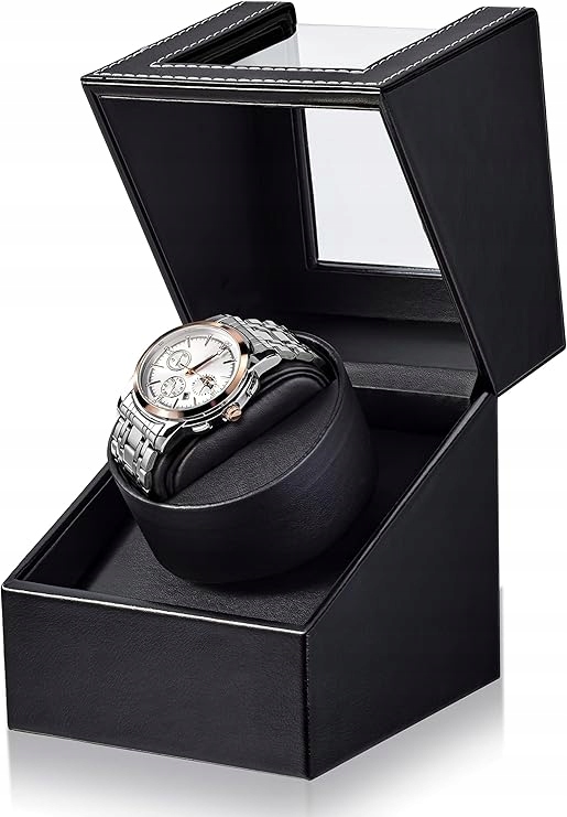 LOSGATOS Uhrenbeweger 1 Pro czarny rotator zasilanie bat. sieć