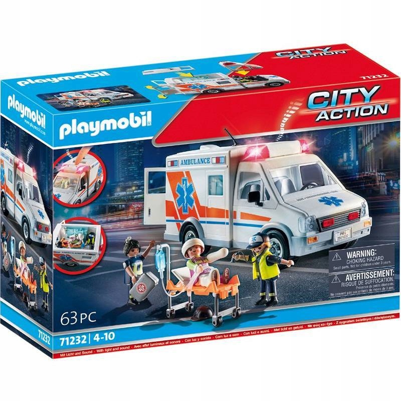 PLAYMOBIL 71232 Karetka Pogotowia Ambulans