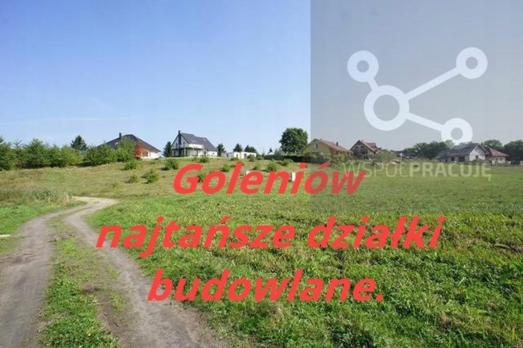 Działka, Goleniów, Goleniów (gm.), 1014 m²