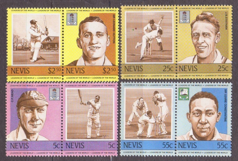 NEVIS. 1984/Cricket. 8zn/czysty