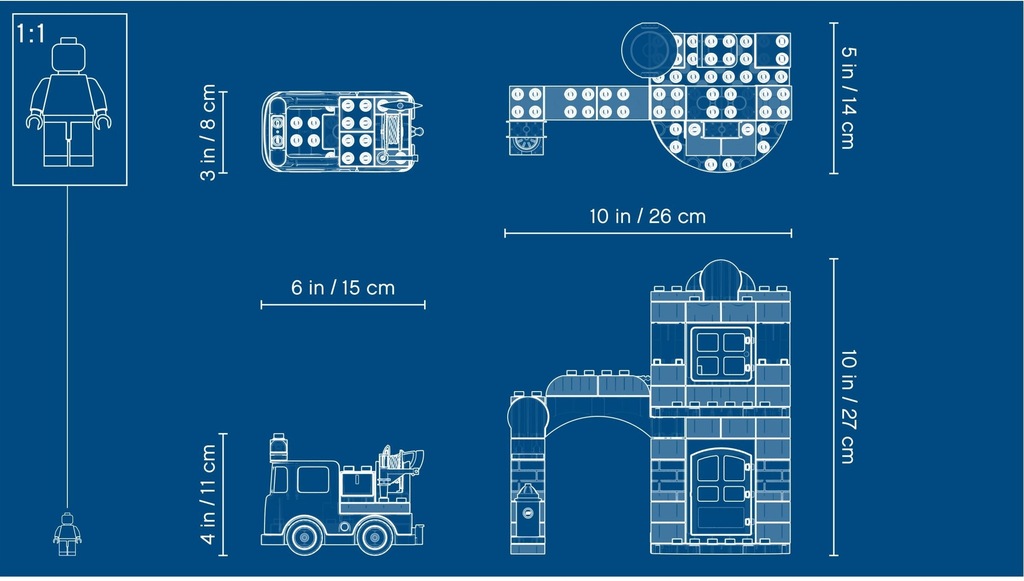 Купить LEGO DUPLO Пожарная часть 10903: отзывы, фото, характеристики в интерне-магазине Aredi.ru