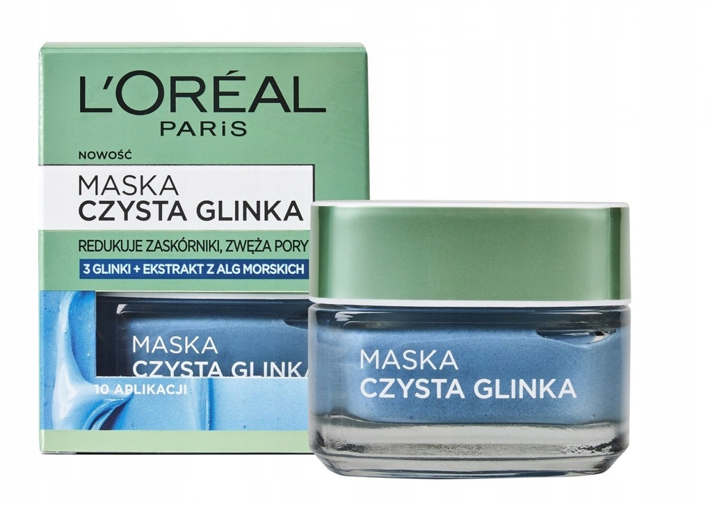 LOREAL SKIN EXPERT MASKA CZYSTA GLINKA P/NIEDOSK.