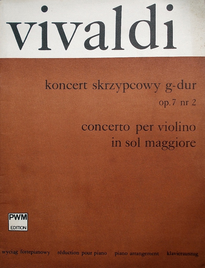 Vivaldi koncert skrzypcowy g-dur op. 7 nr 2