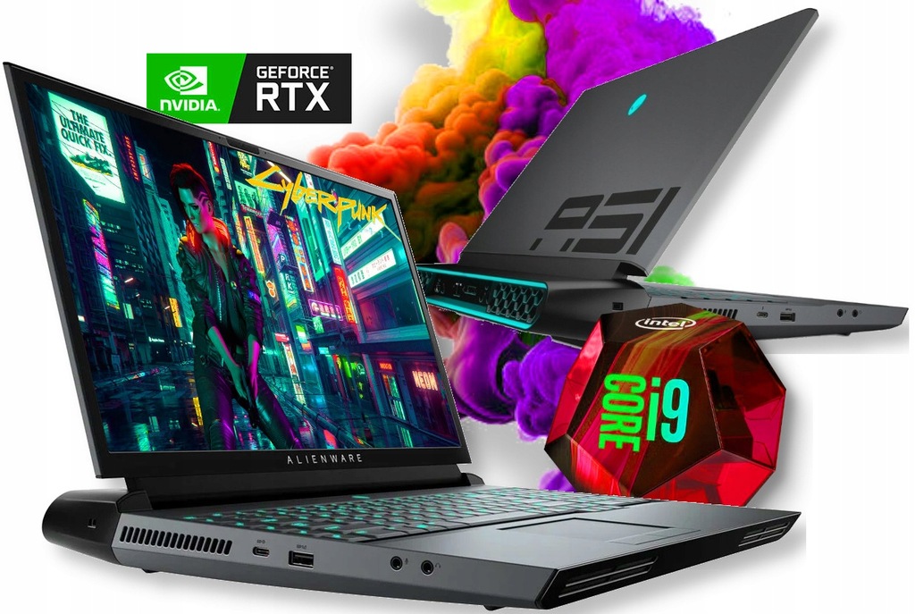 LAPTOP GAMINGOWY DELL ALIENWARE AREA 51m i9-9900K 128/1TBNVMe 144Hz RTX2080