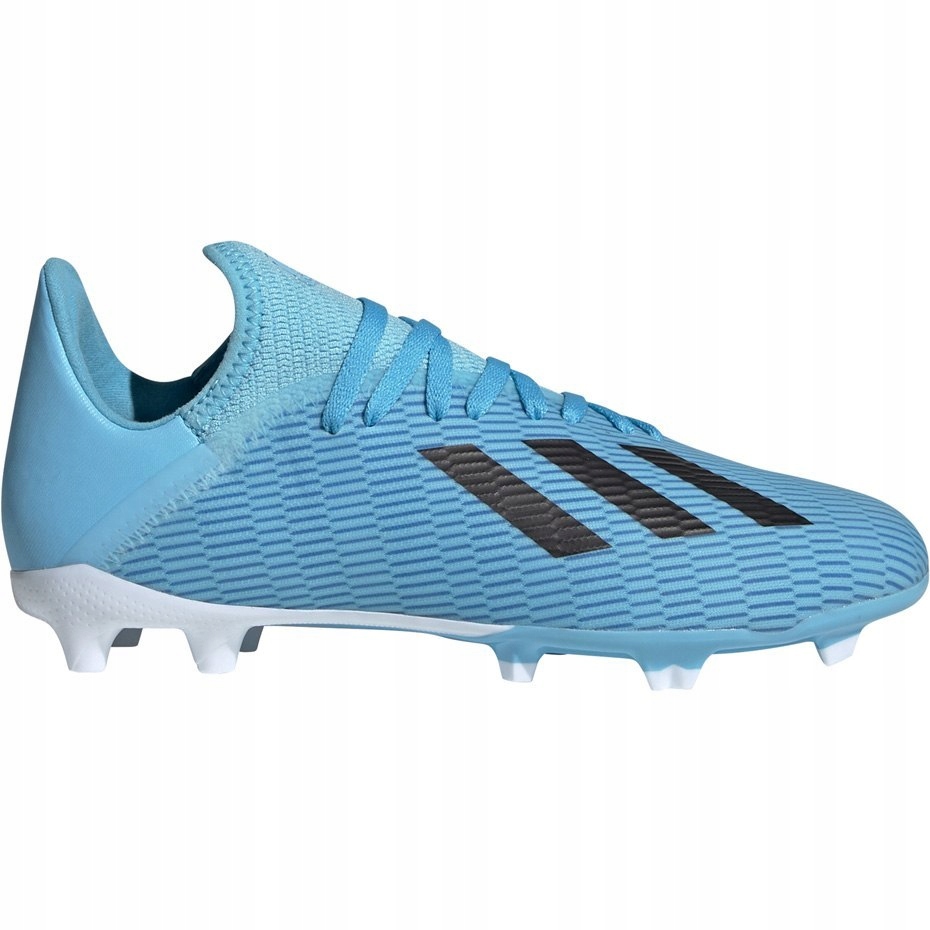 Buty piłkarskie adidas X 19.3 FG JUNIOR niebieskie