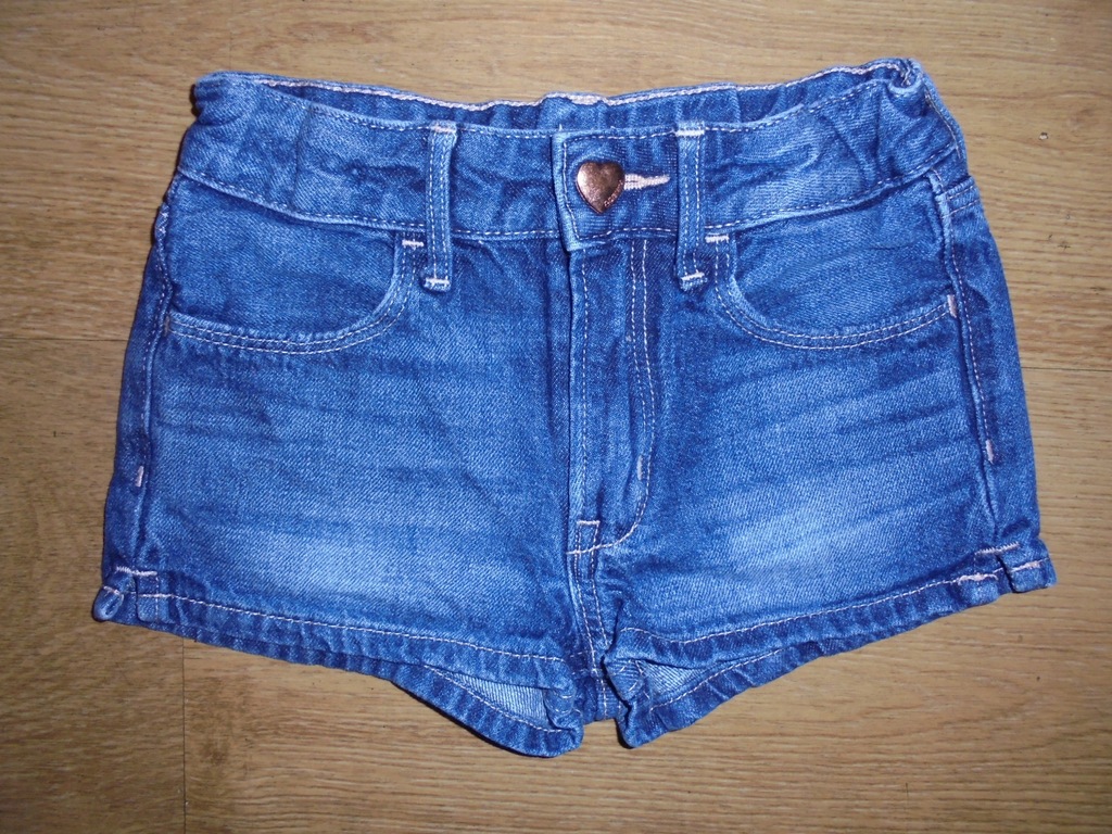 DENIM_JAK NOWE_BOSKIE KRÓTKIE SPODENKI_110 CM