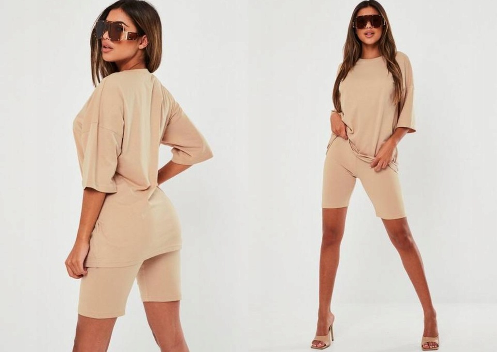 MISSGUIDED KOMPLET DRESOWY TOP I SPODENKI M