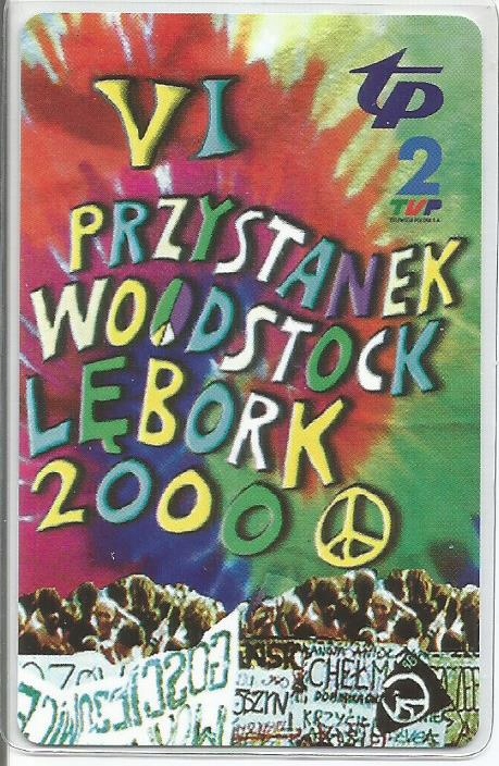 NOWA karta nr 924 - VI Przystanek Woodstock Lębork 2000