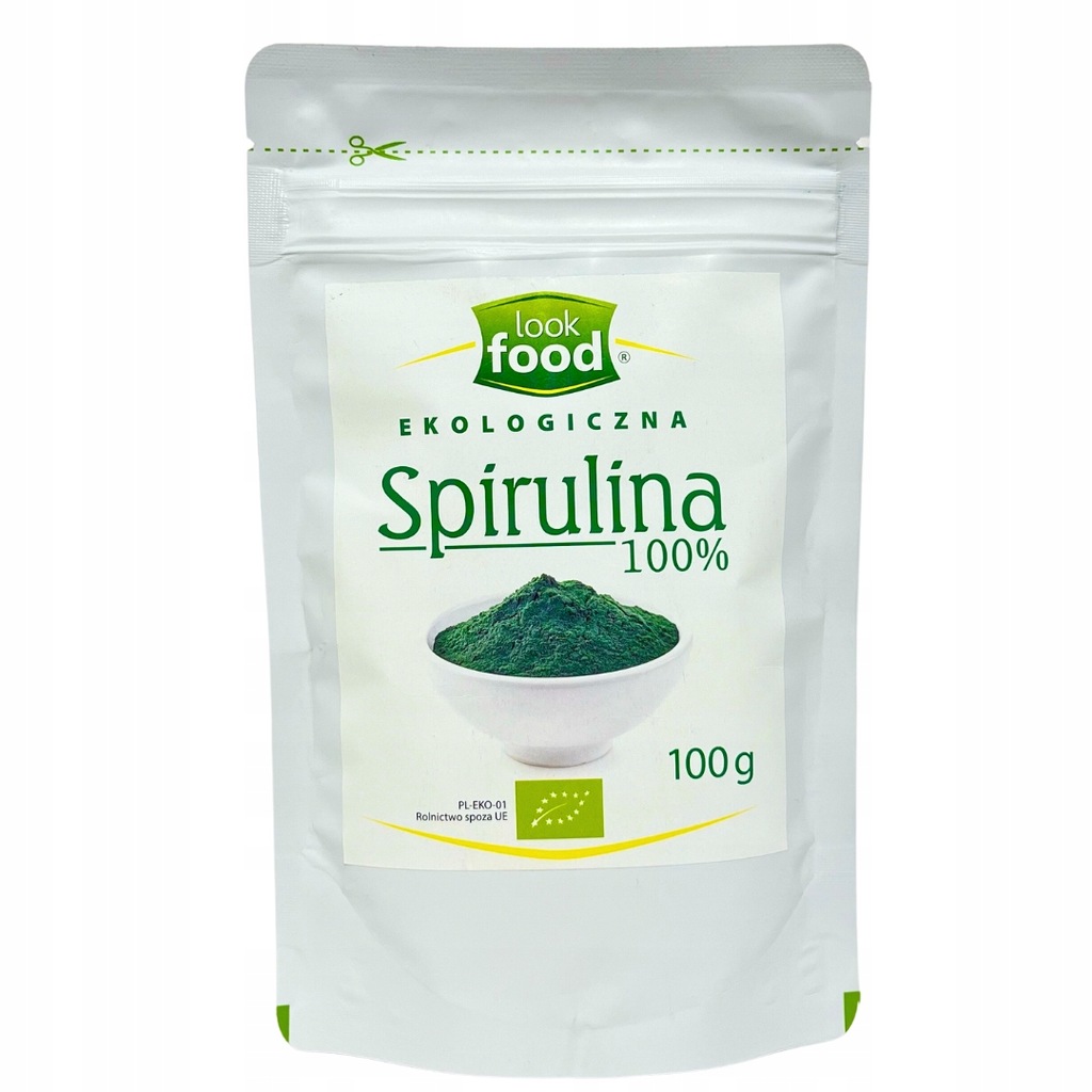 SPIRULINA PROSZEK Algi 100g WITAMINY MINERAŁY