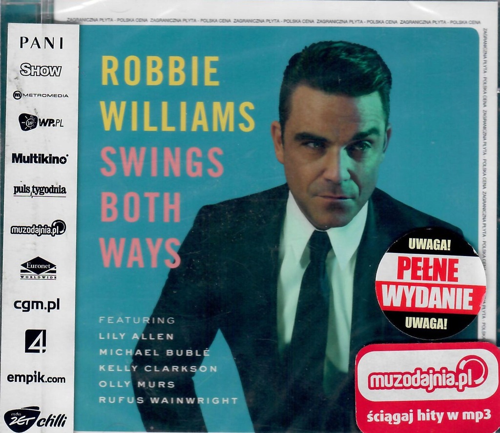 Swings Both Ways Robbie Williams CD 9911497729 oficjalne archiwum