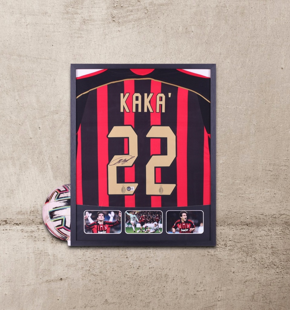 Kaka, AC Milan - koszul. z autografem od 1ZŁ (zag)
