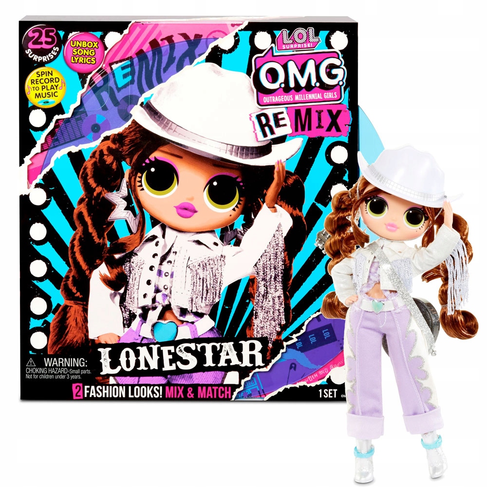 Купить LOL SURPRISE OMG REMIX Кукла Lonestar + проигрыватель проигрывателей: отзывы, фото, характеристики в интерне-магазине Aredi.ru