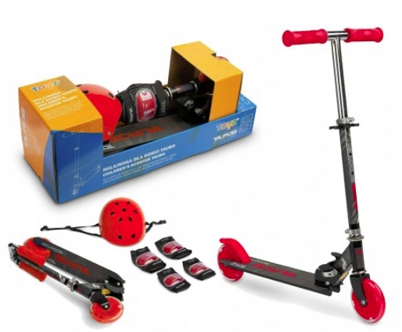 TOYZ TAURO HULAJNOGA DWUKOŁOWA +KASK I OCHRANIACZE