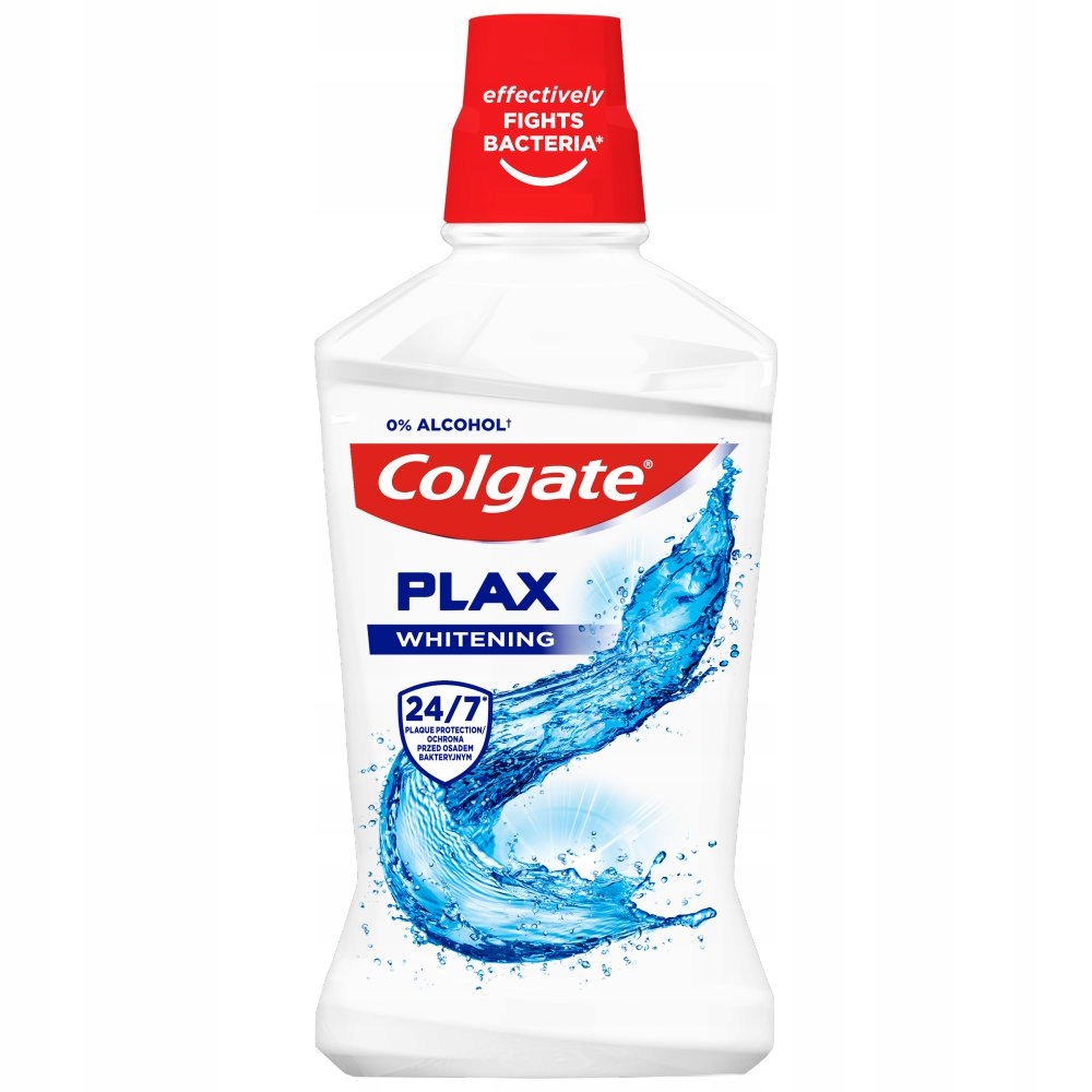 Płyn do płukania jamy ustnej Colgate Plax Whitening zero alkoholu 500ml