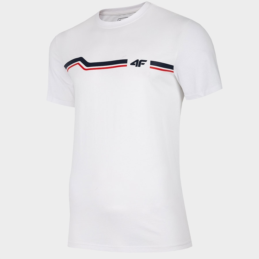 T-Shirt 4F H4L20-TSM024 10S biały XXXL!