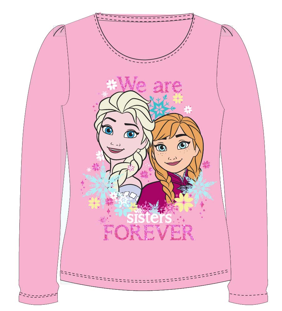 NOWA Bluzka DISNEY KRAINA LODU FROZEN ANNE-128*róż