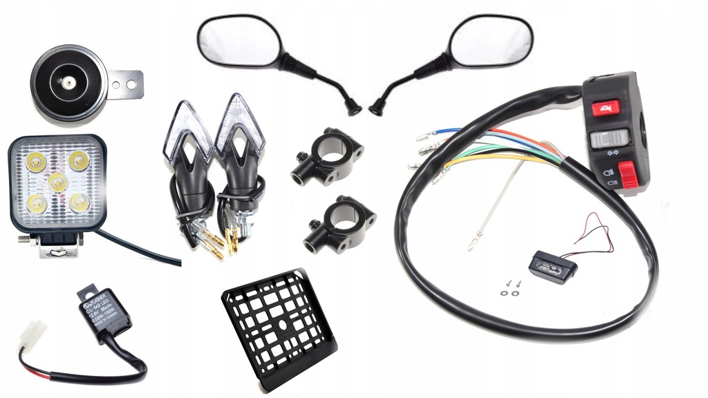 ZESTAW HOMOLOGACYJNY DO YAMAHA GRIZZLY 700 660 550 - 12207960197