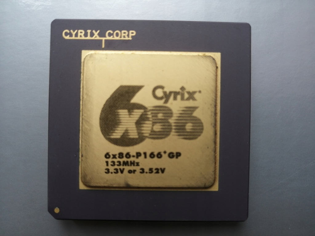 PRocesor CPU CYRIX 6x86-P166+GP 133MHz