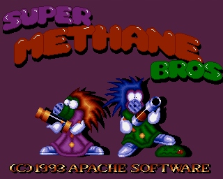 AMIGA- Super Methane Bros -BOX -Apache Soft-1993
