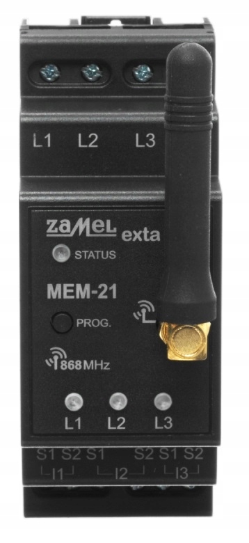 ZAMEL Monitor energii elektrycznej 3F+N MEM-21