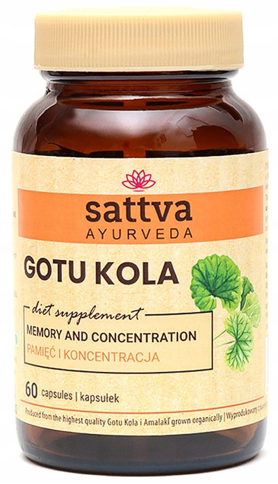 GOTU KOLA Suplement Diety, Sattva, 60 kapsułek