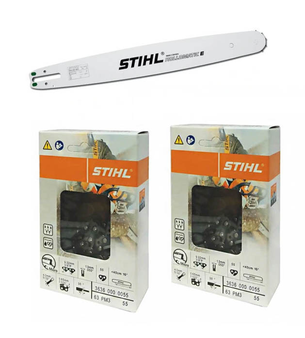 Prowadnica 40cm + 2x łańcuch do STIHL MS 231 251